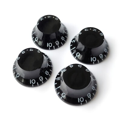 Linksseitige Speed-Control Reglerknöpfe   Volumen Klang Gibson Les Paul   Black