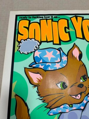 FRANK KOZIK フランク コジック　SONIC YOUTH Frank Kozik Sonic Youth Silkscreen Poster Edition 300 Signed