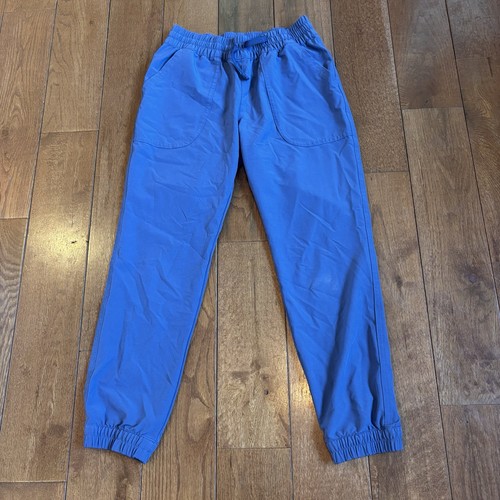 Girls Patagonia Foxglenn Everyday Joggers Pants Blue Stretch #66691 sz M (10) - Picture 1 of 12