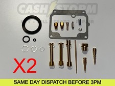 2 x Yamaha RD250 E Carb Carburettor Repair Kit Overhaul Rebuild Service Kit