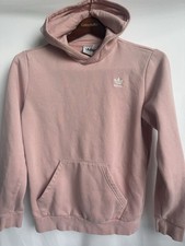 Adidas Originals Pink Hoodie Youth XL 15  16Y   Trefoil Logo, Unisex Style