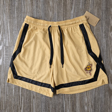 Nike Dri-Fit Fly Crossover Basketball Shorts Sesame Snake Women's M DH7350-252