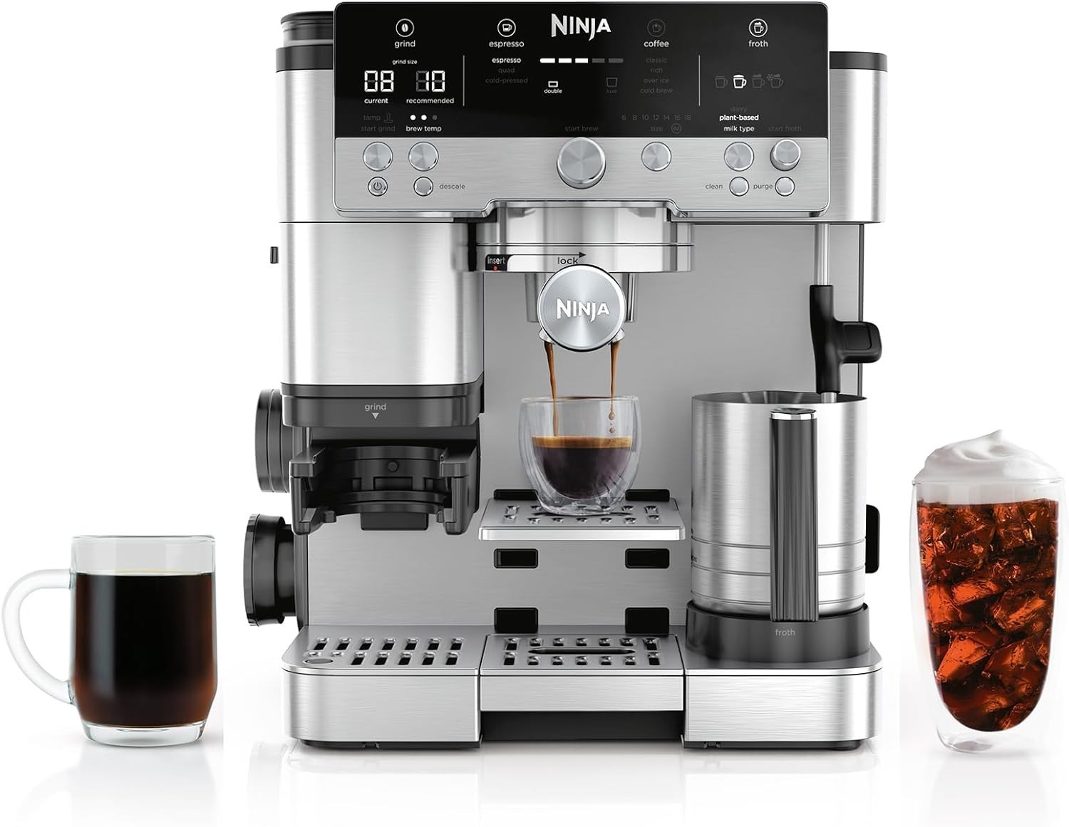 Ninja Luxe Café Premier Series Espresso Machine 3 Machines All In One ES601 NEW