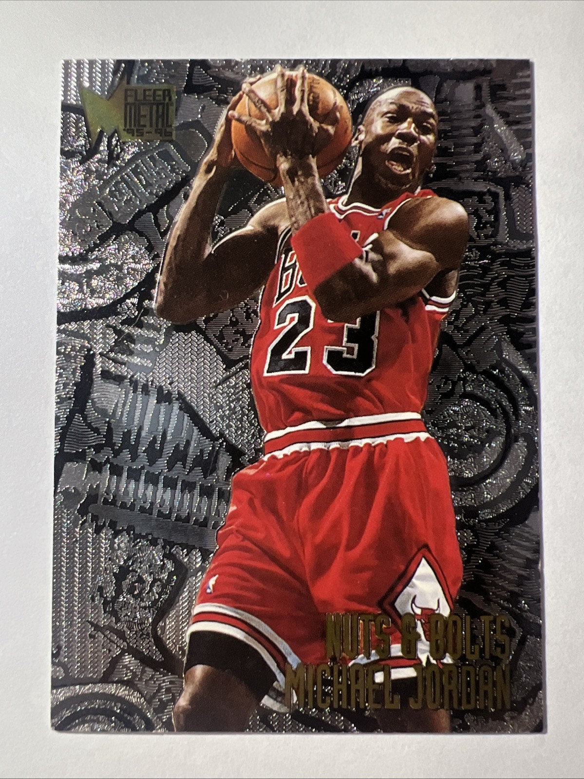 1995-96 Fleer Metal - Nuts & Bolts Michael Jordan #212