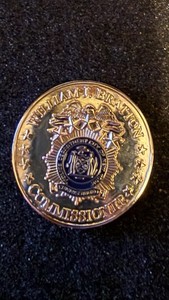 NYPD Police Commissioner William J. Bratton 2018 MCCA Police Research Forum Coin