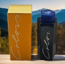 Colors De Benetton Man AS After Shave 3.3 Fl Oz Original Rare