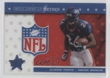 2003 Leaf Rookies & Stars Great American Heroes /1325 Clinton Portis #GAH-7 0c4