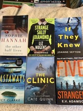 6 X Mixed Crime Thriller Paperback Books - (Bundle, Job Lot) #G763