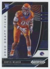 2020 Panini Prizm Draft Picks Curtis Weaver Rookie Boise State Broncos #166