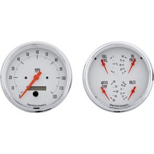 Omega Kustom Quad Gauge And Electric Speedo 4-58 Timeless Tan Omega Kustom Quad Gauge And Electric Speedo 4-58 Timeless Tan