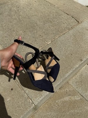 Prada Pre-Owned Suede Mules Luxury 39 Hype Rare