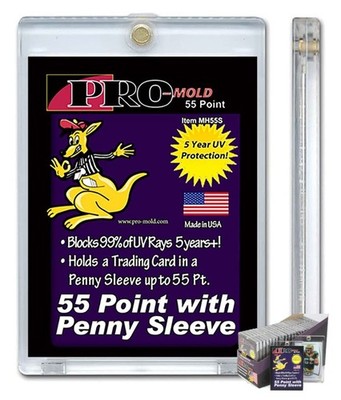 Box(25) Pro-Mold 55pt. Magnetische One Touch Kartenhalter für Sleeved Card MH55S
