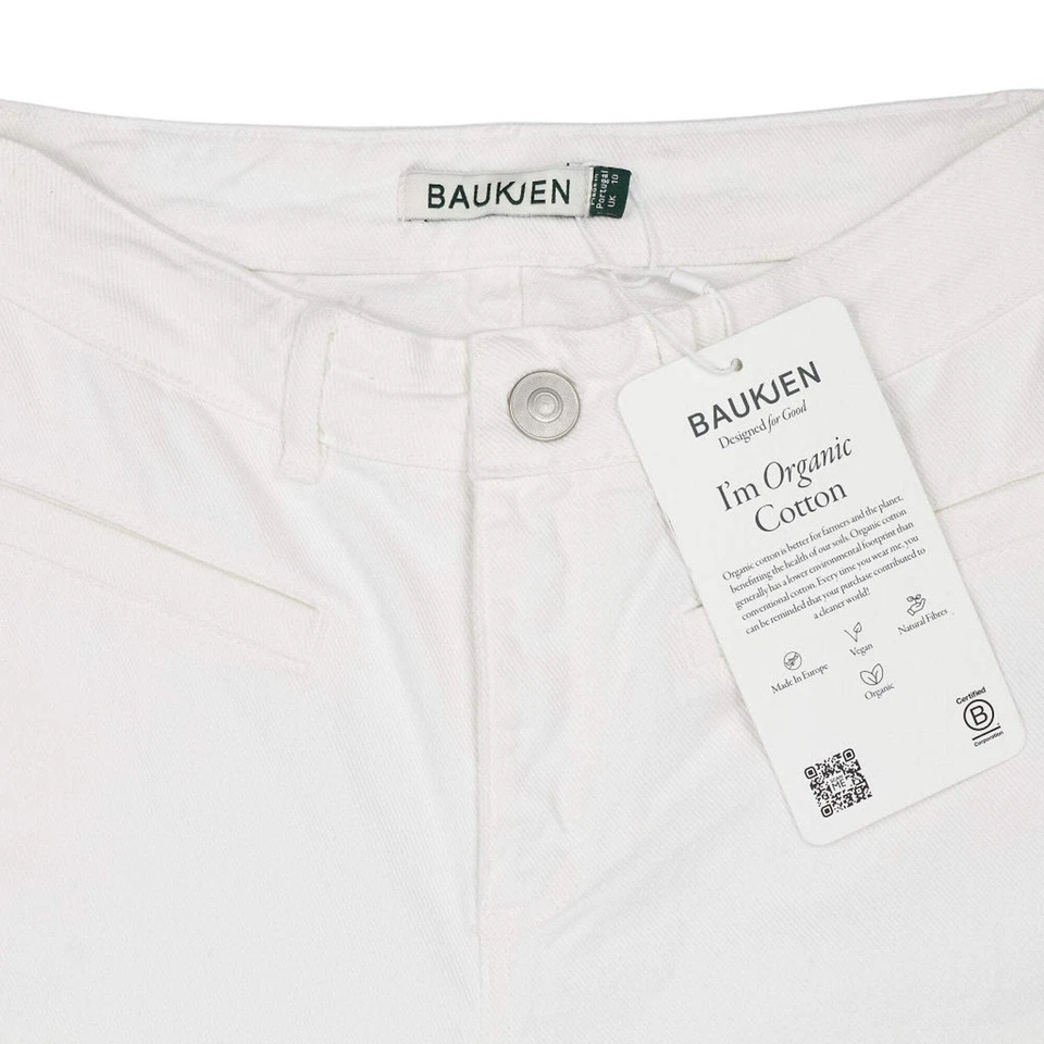 Baukjen White Wide Leg Jeans - Image 3 of 4