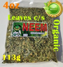 100 Natural  Organic Dried Neem Leaves PURE Herbal Azadirachta Indica 113gm