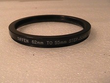 Tiffen 62mm to 55mm step down filter adapter
