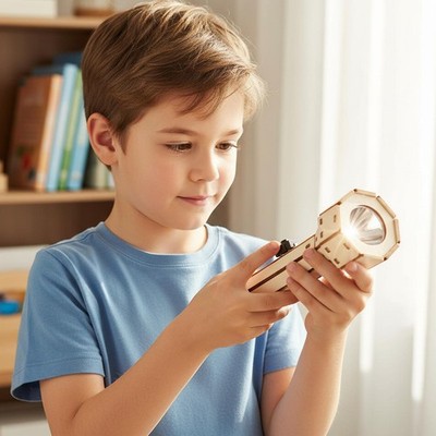 Wissenschaftsset für Kinder pädagogisch Holz Geschenke frühes Lernen Spielzeug Handwerk Wissenschaft