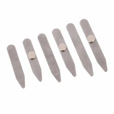 Metal Collar Stays 3 Pairs Stainless Steel Shirt Support Business