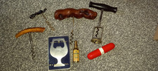 Vintage Corkscrew And Bottle Stopper Bundle Collectible Job Lot Home Pub