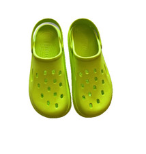 Womens Size 10 Green EVA Clogs Garden Shoes Waterproof Nursing Slip On Mules