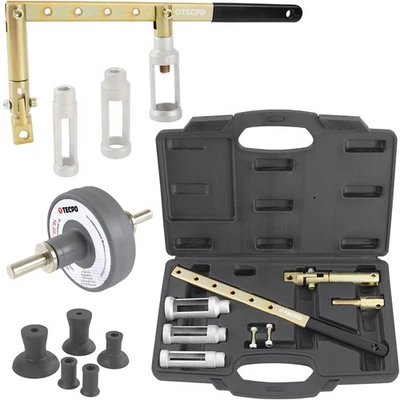 TECPO VENTIL FEDERSPANNER WERKZEUG SATZ + VENTILEINSCHLEIFER für BOHRMASCHINE