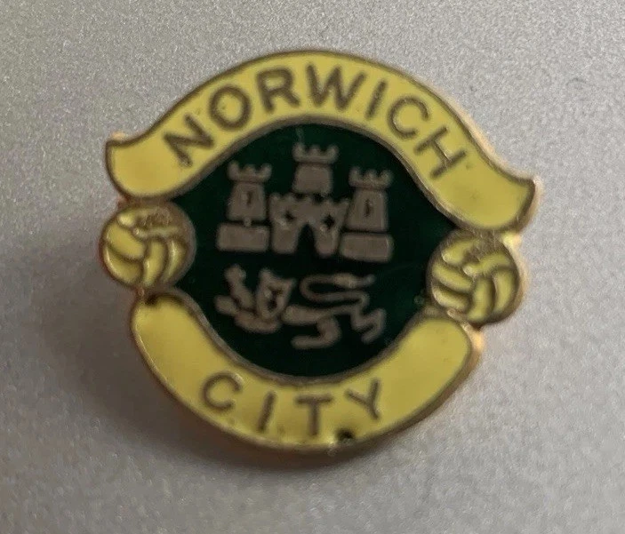 Insigne Brodé Norwich City FC - Petit Format - Pour Supporter De