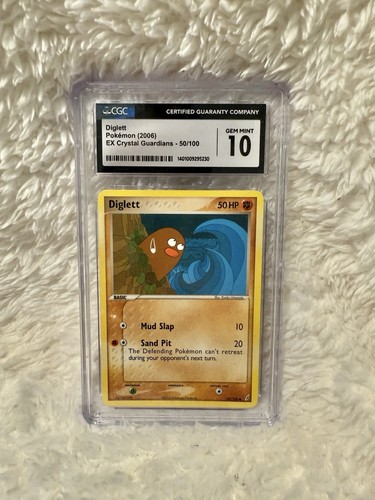 Diglett graded CGC 10 for sale on eBay