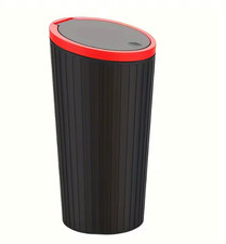 Car Cup Holder Trash Can Mini Garbage Bin With Lid For Auto Interior Accessories Car Cup Holder Trash Can Mini Garbage Bin With Lid For Auto Interior Accessories