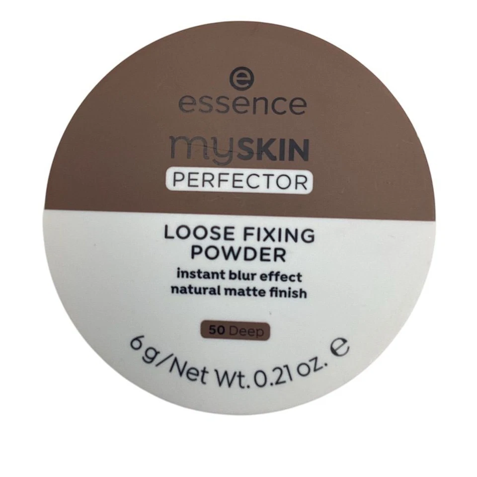 Essence My Skin Perfector Loose Fixing Powder 50  Deep Matte Finish 6g pack 3 - Image 3 of 4