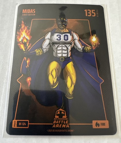 Midas Steph Curry Bo Jackson Battle Arena Battle Foil Fire First Edition BF-124