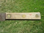 ANTIQUE FOSTER BROS USA CARBON STEEL BLADE HICHORY HANDLE BUTCHER KNIFE 11.5” — photo 5