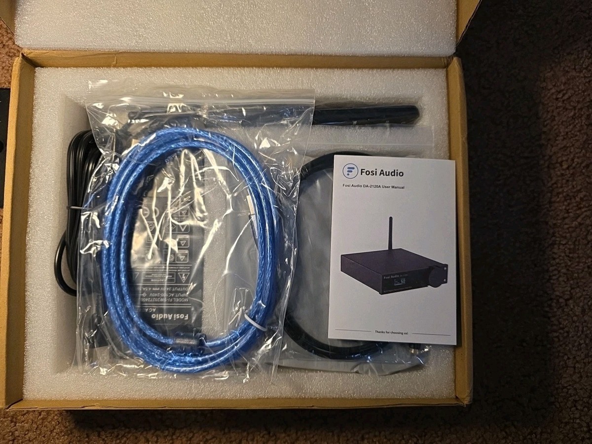 Fosi Audio DA2120A Bluetooth 5.0 Audio Amplifier DAC Amp Stereo