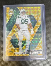 2025 Panini Mosaic - Quinnen Williams #160 Reactive Yellow Mosaic Prizm