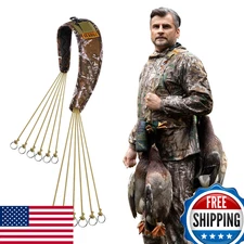 GearOZ 12-Ring Duck Carrier Lanyard - Waterfowl Game Bird Hanging Strap Camo