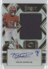 2022 Panini Select Silver Prizm 49/99 Velus Jones Jr #JRS-VJ Auto 07lk