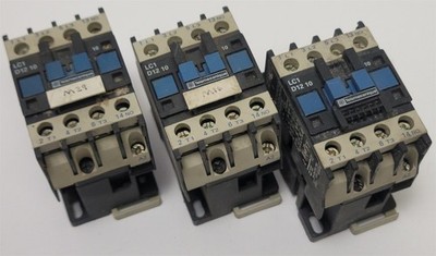 Lot Of 3 Telemecanique LC1-D12-10 Contactors , 120V Coil , 25A