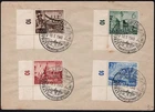 GERMANY 194O FDC LEIPZIG SPRING FAIR OPEND BY GOEBBELS SC#A103/496-7 PICTRE CNCL