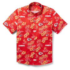 SO HOT!! Kansass City Hawaiian Shirt Red Flor...