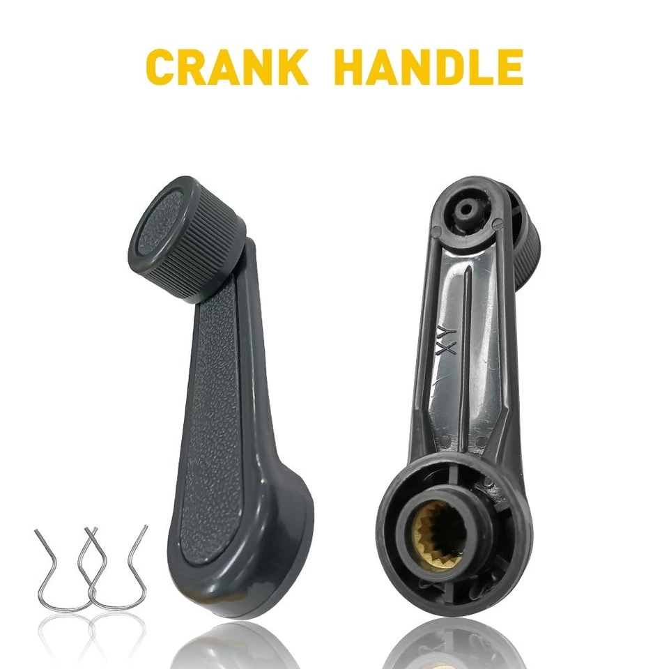 2x Manivela Manual Ventana Gris para Manijas T100 Toyota 4Runner Tacoma Corolla NUEVO Foto 2 de 4