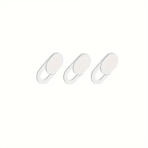 3pcs Couverture de webcam pour téléphone ordinateur portable Couverture Slider Magnet blanc
