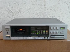 Vintage Onkyo Integra TA-2056 3 Head Stereo Cassette Tape Deck Silver