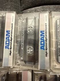 Coleco Adam Cassette Lot Of 5 Buck Rogers Smart Basic Expertype Colecovision