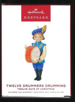 Twelve Days of Christmas Twelve Drummers Drumming 2022 Ornament 12th in Series