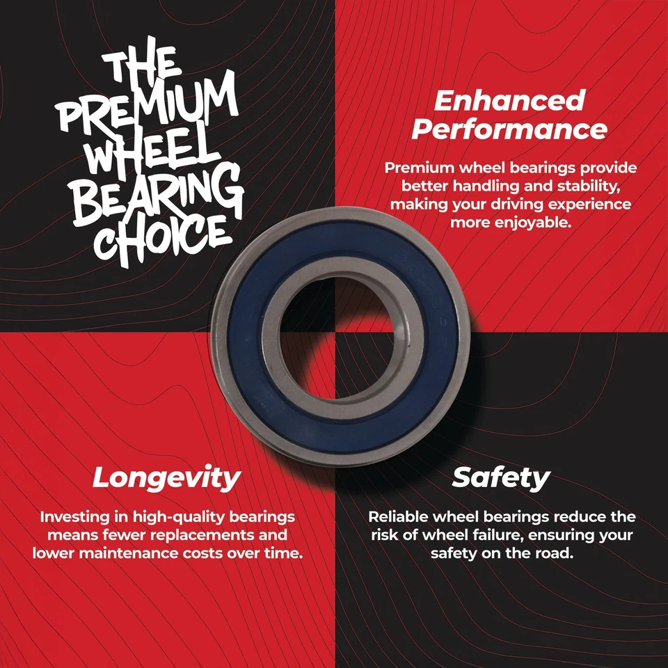 New All Balls Rear Wheel Bearing Kit 25-1738 for Can-Am Spyder GS 990 5-Speed 08 Foto 4 de 4