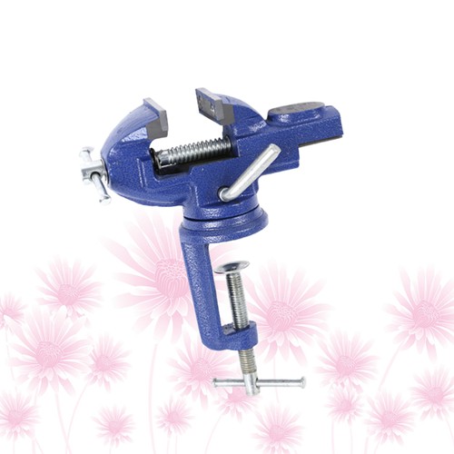 360° Swivel Base Table Vise 60mm Small Bench Vise /wood Working Bench Vice Clamp - Picture 5 of 12