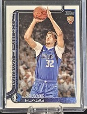 2025-2026 Topps NBA Flagship Rookie RC Cooper Flagg #201 Dallas Mavericks * 🔥🔥