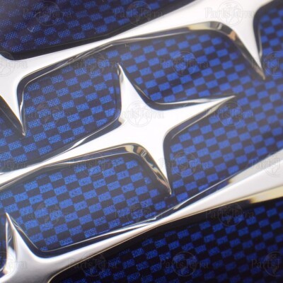 【引き取り限定】SUBARU 大型看板　純正　アルファベット　六連星　※割れあり Genuine Subaru CROSSTREK IMPREZA Front Grille Six Star Blue Logo