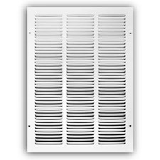14 In. X 20 In. Steel Return Air Grille in White