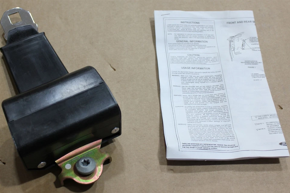 Cinturón de seguridad trasero para camioneta Ford Ranger Mazda serie B 1998 1F608894111 OEM de fábrica Foto 2 de 4