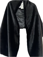 Women’s Heated Fur Wrap Three Zones Of Heating Element W Satin Pouch For Storage