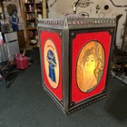 1960s Pabst Blue Ribbon Beer Rotating Hanging 4 Sided Light Motion Sign PBR — photo 3